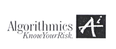 Algorithmics KnowYourRisk. Ai Logo (EUIPO, 01.09.2003)