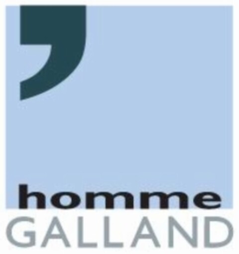 ' homme GALLAND Logo (EUIPO, 08.08.2006)