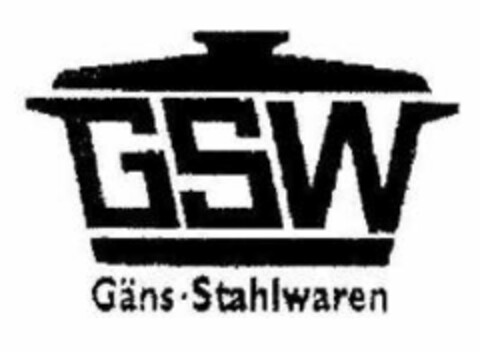 GSW Gäns.Stahlwaren Logo (EUIPO, 05/14/2007)