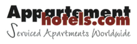 Appartement hotels.com Serviced Apartments Worlwide Logo (EUIPO, 15.12.2010)