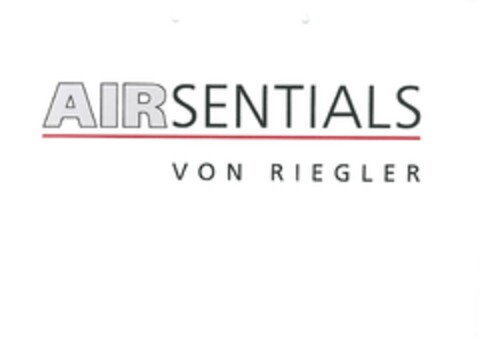 AIRSENTIALS VON RIEGLER Logo (EUIPO, 01/30/2012)