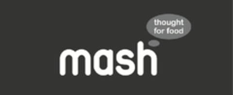 MASH THOUGHT FOR FOOD Logo (EUIPO, 22.02.2013)