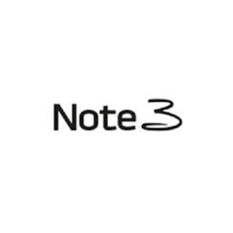 NOTE 3 Logo (EUIPO, 09/11/2013)