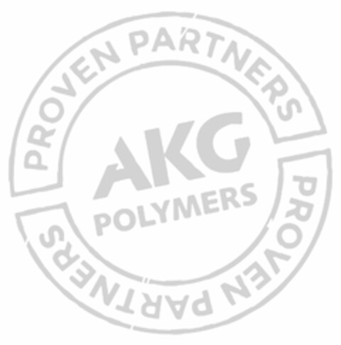 AKG POLYMERS PROVEN PARTNERS Logo (EUIPO, 01/05/2016)