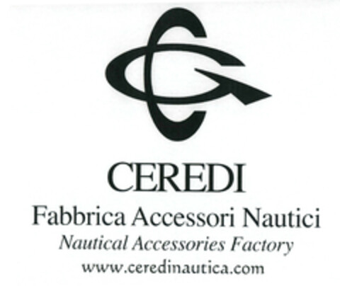 CEREDI FABBRICA ACCESSORI NAUTICI NAUTICAL ACCESSORIES FACTORY WWW.CEREDINAUTICA.COM Logo (EUIPO, 09/06/2016)