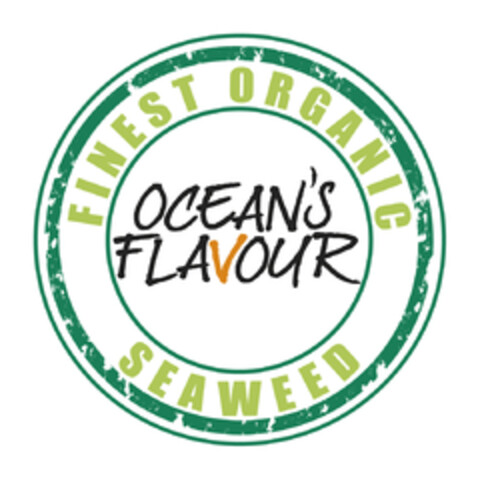 OCEAN´S FLAVOUR FINEST ORGANIC SEAWEED Logo (EUIPO, 07/25/2018)