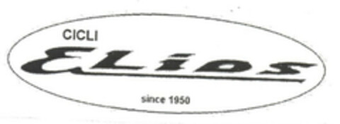 CICLI ELIOS SINCE 1950 Logo (EUIPO, 20.08.2018)