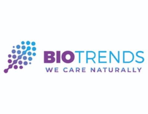 BIOTRENDS WE CARE NATURALLY Logo (EUIPO, 03/04/2021)