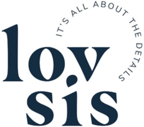 LOVSIS, IT'S ALL ABOUT THE DETAILS Logo (EUIPO, 16.12.2021)