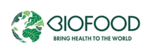 BIOFOOD BRING HEALTH TO THE WORLD Logo (EUIPO, 20.04.2023)