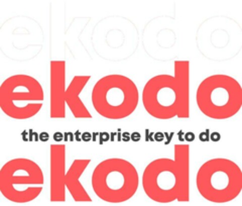 ekodo ekodo the enterprise key to do ekodo Logo (EUIPO, 24.01.2024)