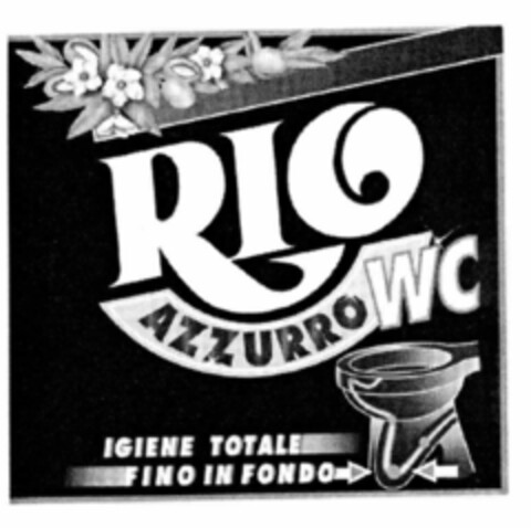 RIO AZZURRO WC IGIENE TOTALE FINO IN FONDO Logo (EUIPO, 27.12.1996)