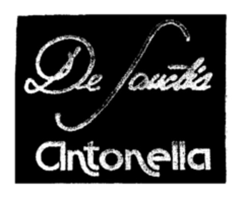 De Sanctis antonella Logo (EUIPO, 03.11.1999)