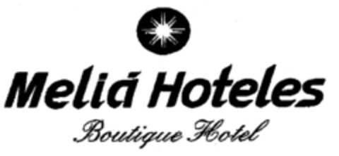 Meliá Hoteles Boutique Hotel Logo (EUIPO, 11/17/1999)