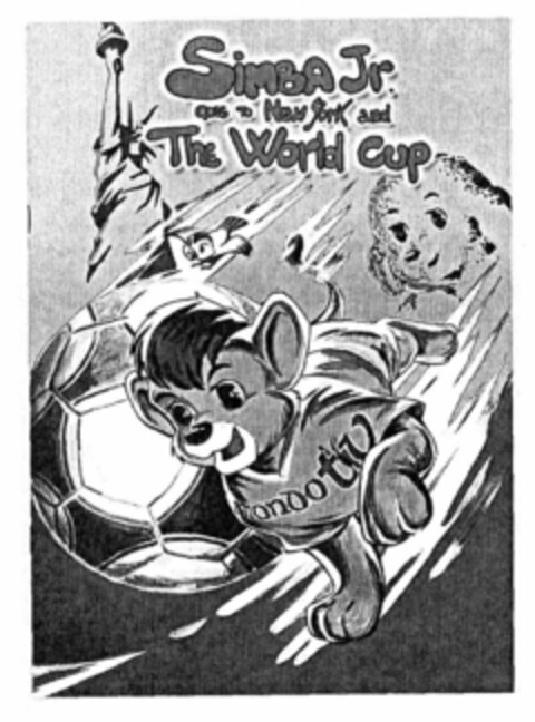 Simba Jr. GOES TO NEW YORK and The World Cup Logo (EUIPO, 12/07/1999)