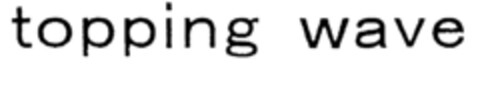 topping wave Logo (EUIPO, 11.01.2000)