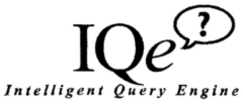 IQe? Intelligent Query Engine Logo (EUIPO, 08/30/2000)