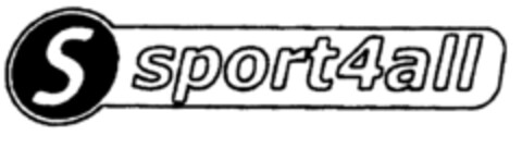 S sport4all Logo (EUIPO, 13.07.2001)