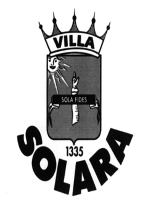 VILLA SOLARA SOLA FIDES 1335 Logo (EUIPO, 10.03.2003)