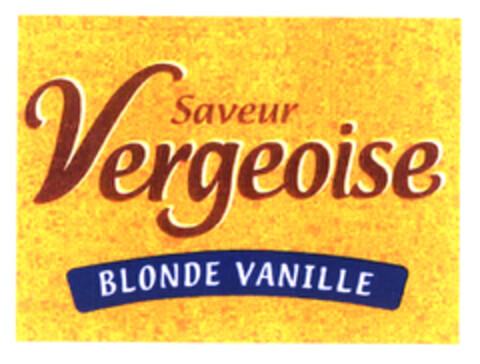 Saveur Vergeoise BLONDE VANILLE Logo (EUIPO, 07/30/2003)