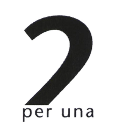 2 per una Logo (EUIPO, 02.09.2003)
