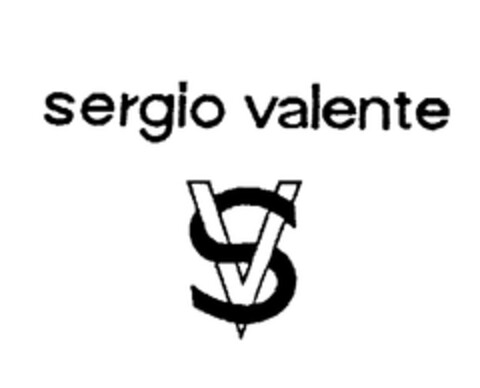 sergio valente SV Logo (EUIPO, 20.09.2005)