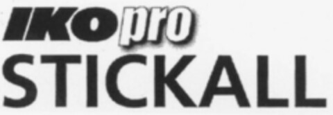 IKOpro STICKALL Logo (EUIPO, 04.08.2006)