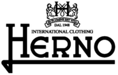 IN FLUMINE EST VITA DAL 1948 INTERNATIONAL CLOTHING HERNO Logo (EUIPO, 23.10.2007)
