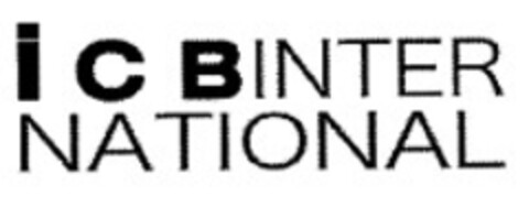 I C BINTERNATIONAL Logo (EUIPO, 12/21/2007)