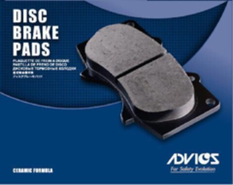 DISC BRAKE PADS CERAMIC FORMULA ADVICS Logo (EUIPO, 11.03.2010)
