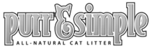 purr&simple ALL-NATURAL CAT LITTER Logo (EUIPO, 07/14/2010)