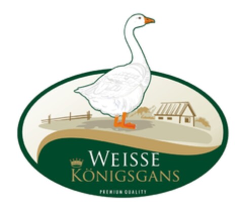 WEISSE KÖNIGSGANS PREMIUM QUALITY Logo (EUIPO, 23.04.2012)