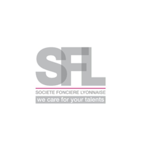 SFL SOCIETE FONCIERE LYONNAISE we care for your talents Logo (EUIPO, 01.06.2012)