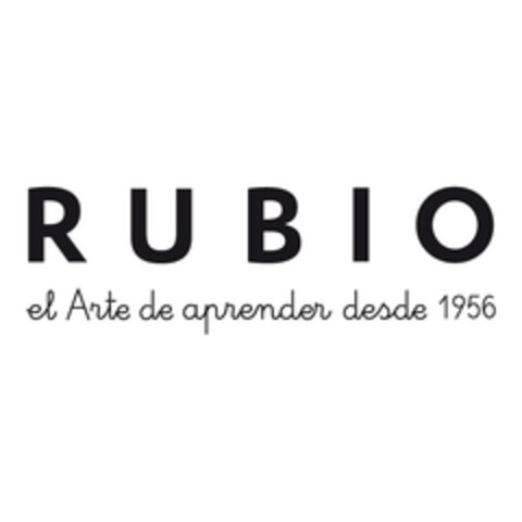 RUBIO el Arte de aprender desde 1956 Logo (EUIPO, 18.01.2013)