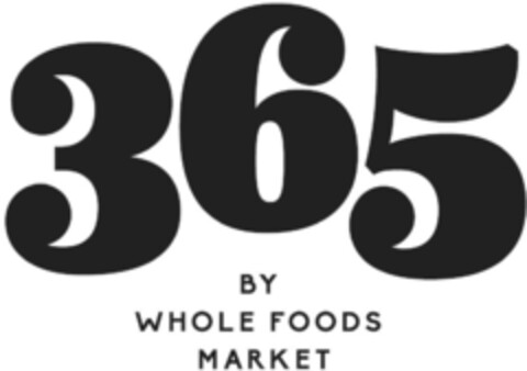 365 BY WHOLE FOODS MARKET Logo (EUIPO, 12/11/2015)