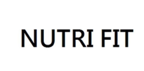 NUTRI FIT Logo (EUIPO, 11/01/2017)