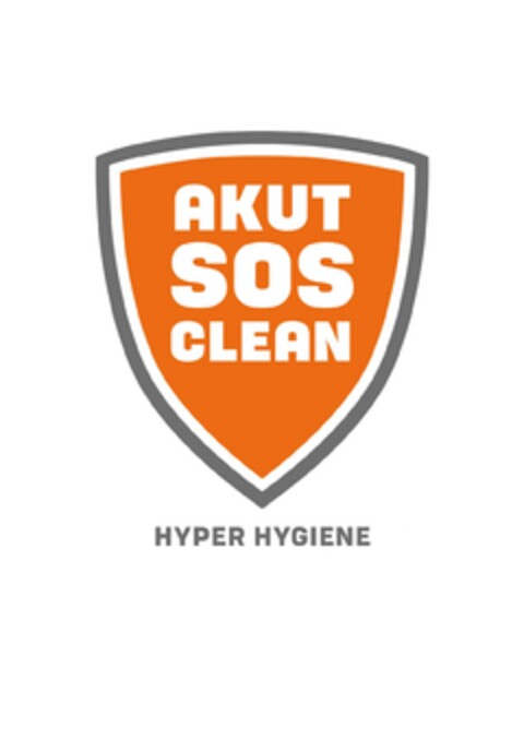 AKUT SOS CLEAN HYPER HYGIENE Logo (EUIPO, 09.04.2020)
