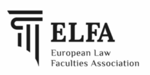 ELFA European Law Faculties Association Logo (EUIPO, 09/10/2020)