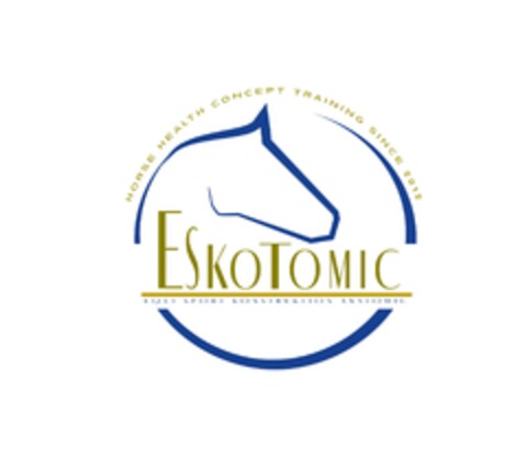 HORSE HEALTH CONCEPT TRAINING SINCE 2012 ESKOTOMIC EQUI SPORT KONSTRUKTION ΑΝΑΤΟΜΙC Logo (EUIPO, 19.07.2023)