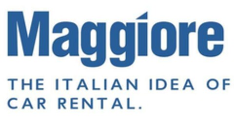 Maggiore THE ITALIAN IDEA OF CAR RENTAL . Logo (EUIPO, 09.10.2024)