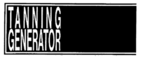 TANNING GENERATOR Logo (EUIPO, 10.02.1997)