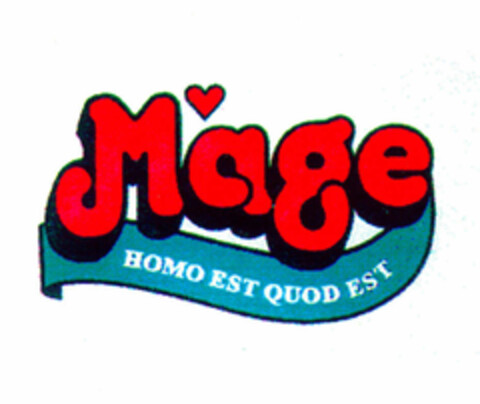 Mage HOMO EST QUOD EST Logo (EUIPO, 31.07.1997)