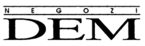 NEGOZI DEM Logo (EUIPO, 16.04.1999)