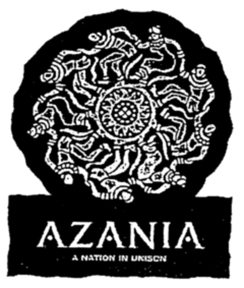 AZANIA A NATION IN UNISON Logo (EUIPO, 07.06.2001)