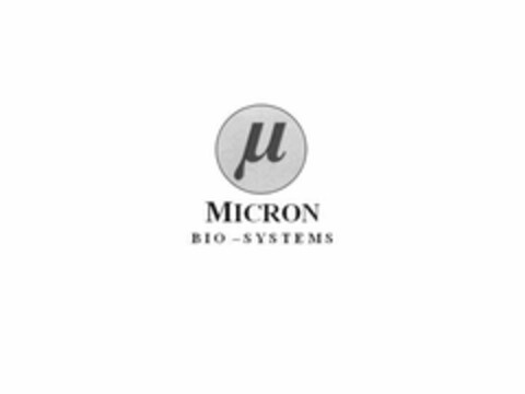 u MICRON BIO -SYSTEMS Logo (EUIPO, 01/22/2007)