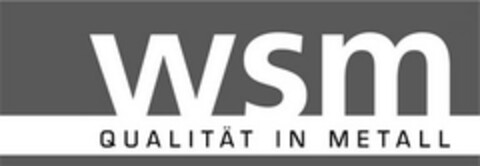 wsm QUALITÄT IN METALL Logo (EUIPO, 06/16/2008)