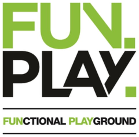 FUN. PLAY. FUNCTIONAL PLAYGROUND Logo (EUIPO, 10/22/2013)