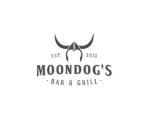 EST. 2013 MOONDOG'S BAR & GRILL Logo (EUIPO, 30.04.2015)