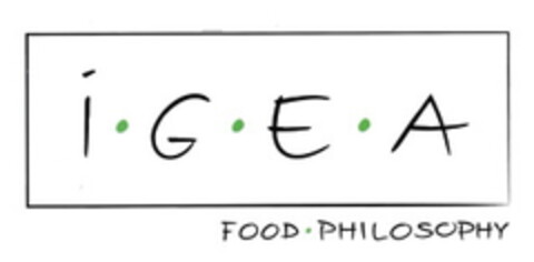 IGEA FOOD PHILOSOPHY Logo (EUIPO, 09.08.2019)