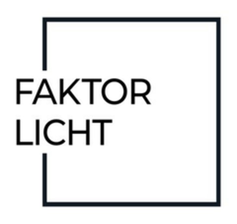FAKTOR LICHT Logo (EUIPO, 15.04.2021)